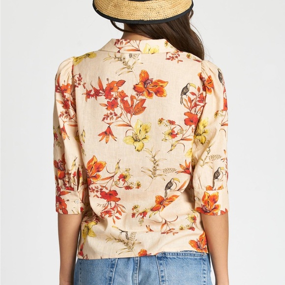 DRA Jayden Top, Size M, Sunset Birds - Picture 3 of 9